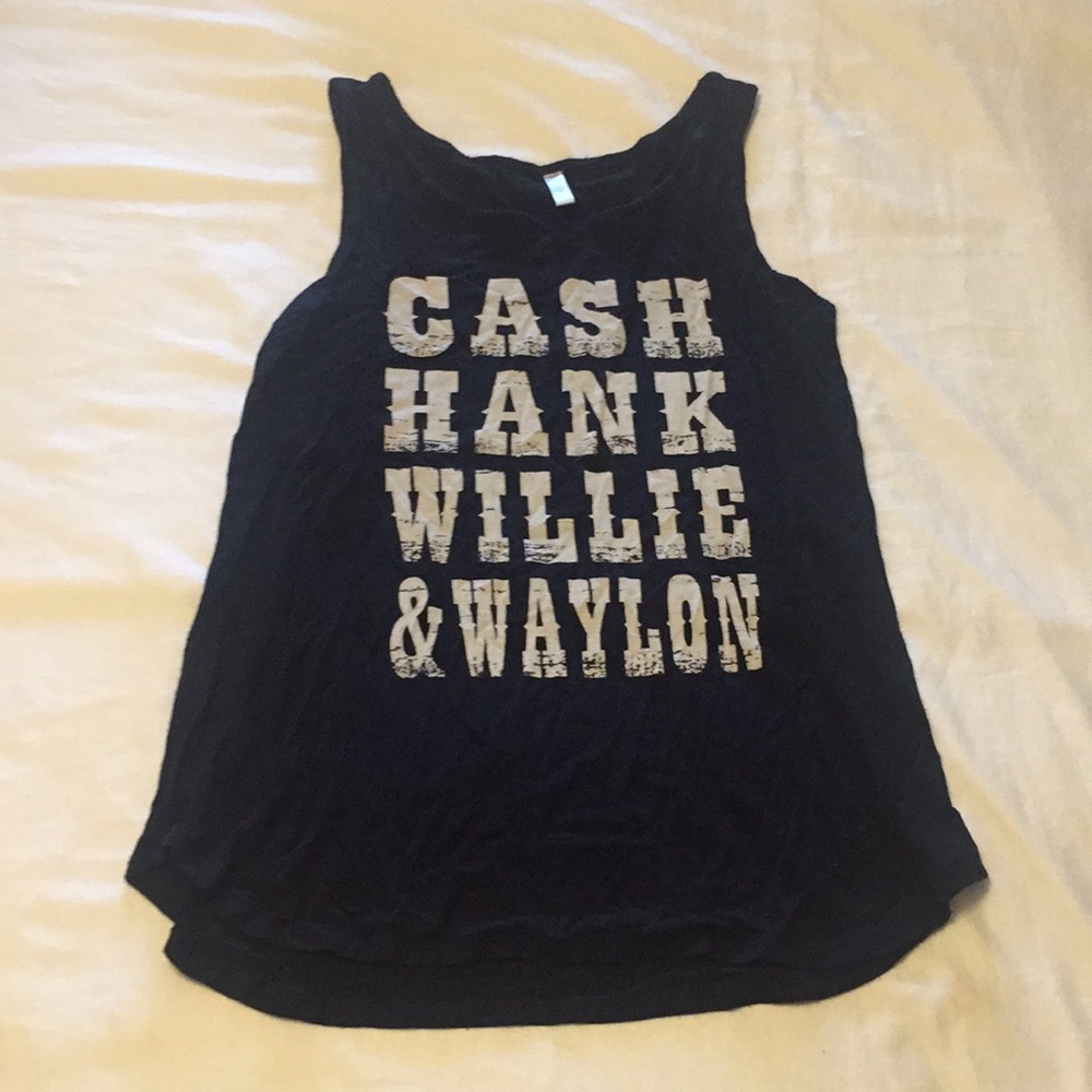 Cash Hank Willie & Waylon tank